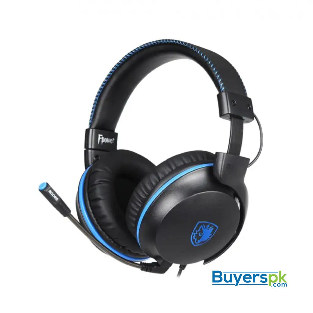Sades F Power Sa 717 Blue Gaming Headset Excellent Stereo Audio Fun Aesthetic Design - Price in Pakistan Sades F Power Sa 717 Blue Gaming Headset Excellent Stereo Audio Fun Aesthetic Design - Price in Pakistan